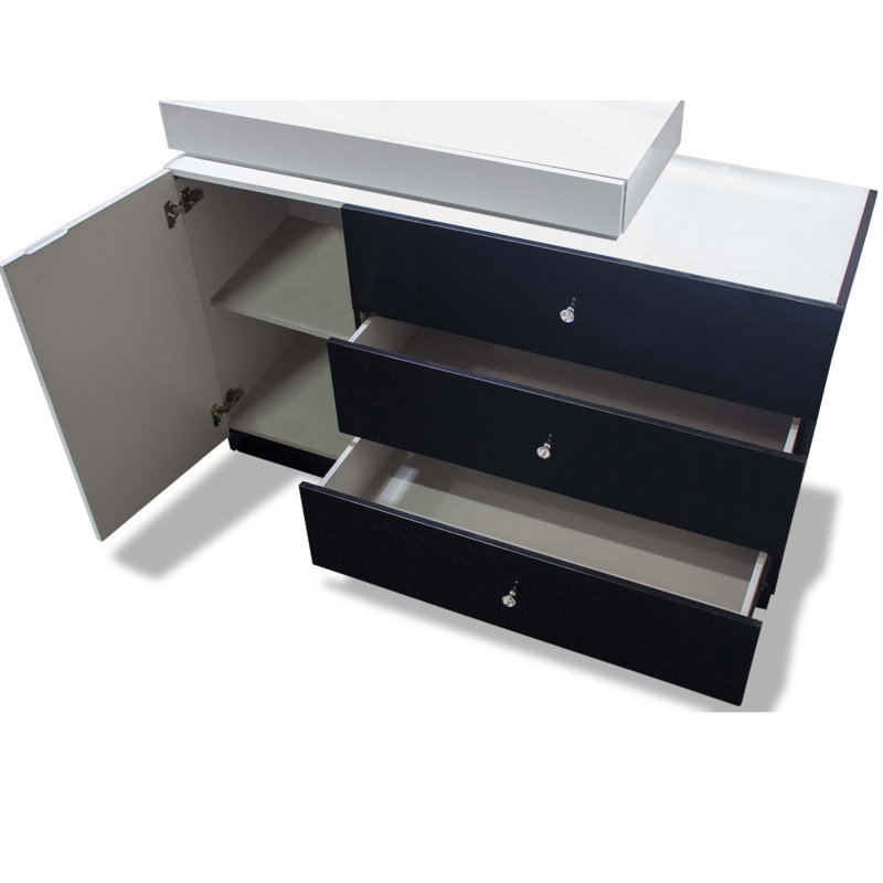  Commode combinée 4 tiroirs Athlone