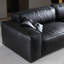 Canapé modulaire noir en cuir véritable-2108942742-2108942747