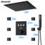 Ensemble de système de douche thermostatique avec pomme de douche de plafond 12 pouces-111232920