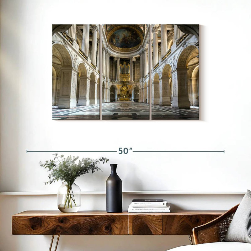 Versailles Interior, 24" H x 38" W