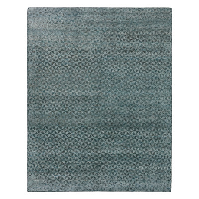 Atz Hand Knotted Wool Geometric Area Rug