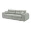 Canapé tissé à compression en chenille rayée, canapé compact à rangée droite avec éponge haute densité, canapé économiseur d'espace requis sans assemblage pour salon, appartement, bureau-129893751