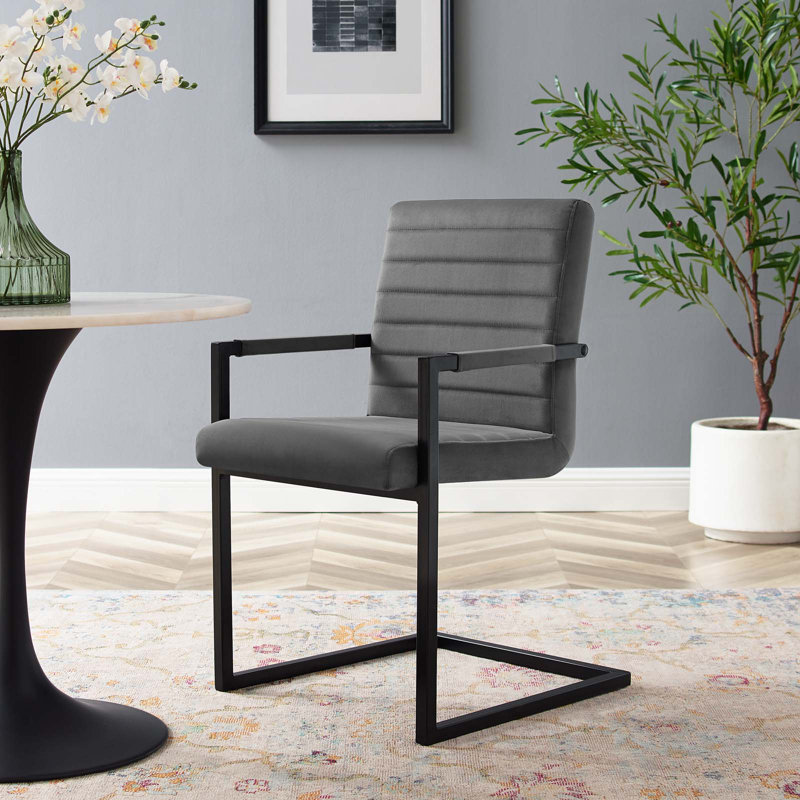 Savoy Performance Velvet Dining Chairs, Dusty Rose