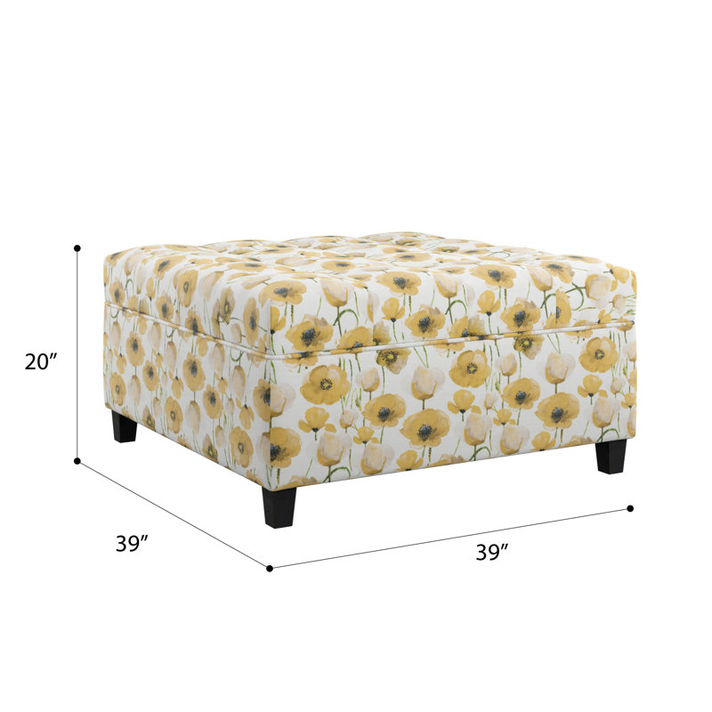 Jaciel Upholstered Ottoman