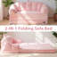 Canapé-lit 2 en 1 convertible en méridienne Comfy Bean Bag-1045223320-1045223324