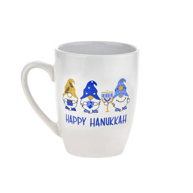 Godinger Silver Art Co Godinger Oy Hanukkah Coffee Mug 16 oz