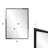 Metal Rectangle Wall Mirror
