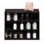 Étagère à chaussures, organisateur à 15 cubes, rangement empilable, 29 x 61,5 x 49 cm, pour placard, entrée, bureau, garage, chêne foncé noir-123204878