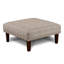 Contemporary Style Square Upholstery , Triangle Pattern, High - Density Foam, Neutral Colour Scheme, 36"L X 36"W 17"H, Middle Leg Structural Support, 1Pc