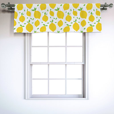 Sateen Ruffled Window Valance
