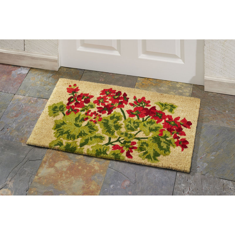 Geranium Outdoor Doormat