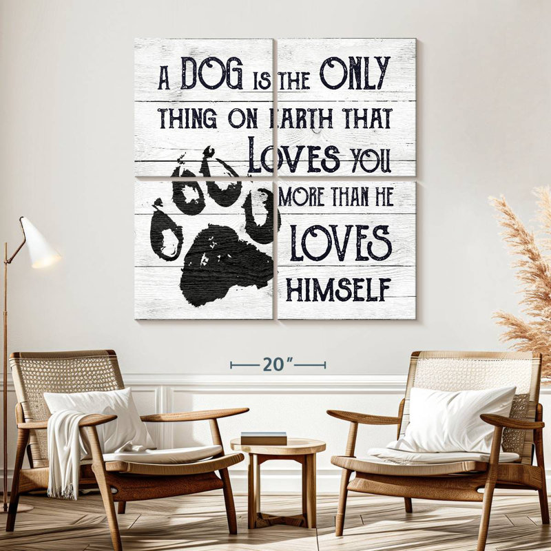 Tergel Dog's Unconditional Love, 57" H x 57" W