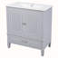 Meuble-lavabo avec lavabo et armoire avec tiroirs-107202001-107202002