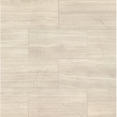 Maison 12" x 24" Marble Wood Look Wall & Floor Tile