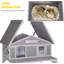 Maison d'extérieur pour chat, grand toit résistant aux intempéries, 100% bois, abri extérieur pour chat pour l'hiver-1004043586