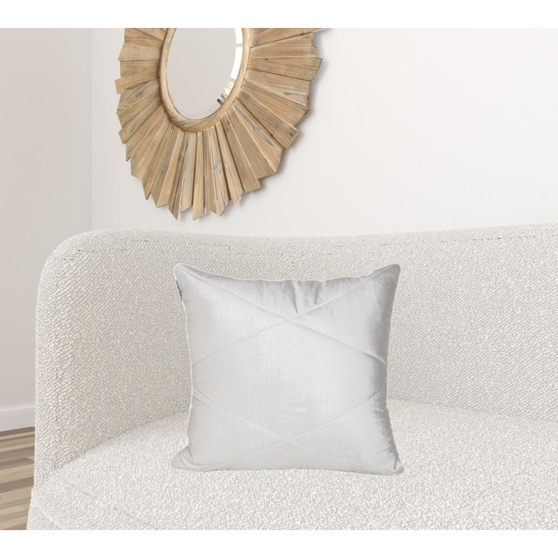 Reversible Pillow Insert, White
