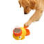 Mangeoire pour animaux de compagnie, distributeur de friandises interactif en forme de canard pour chiens et chats, jouet pour distribuer des aliments pour chiens