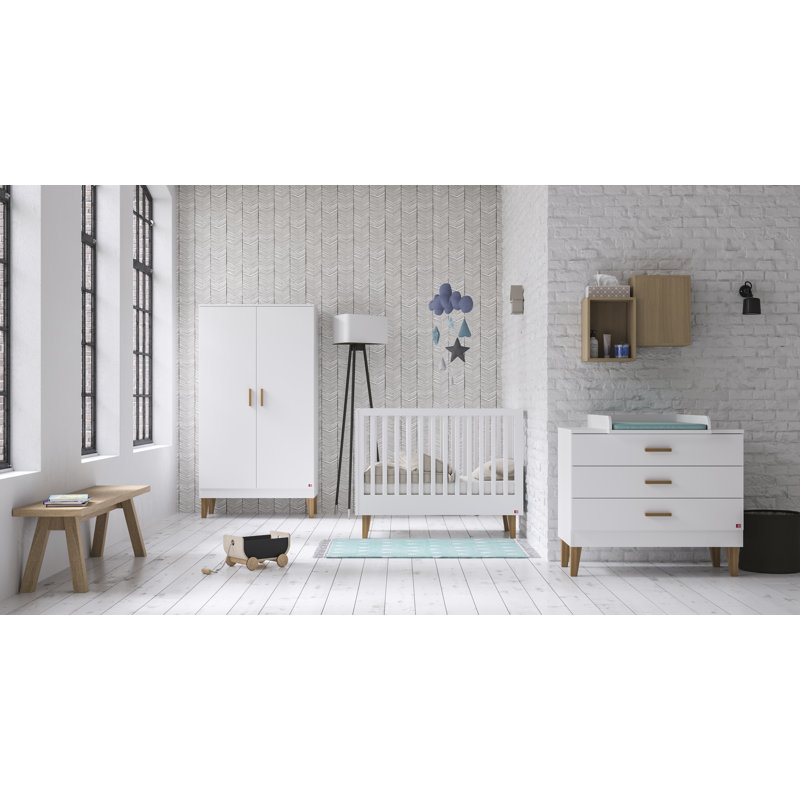 Jahn 2 Door Wardrobe, White