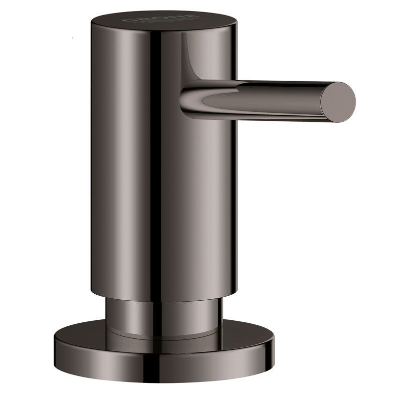 Universal Bathroom Soap Dispenser, Hard Graphite