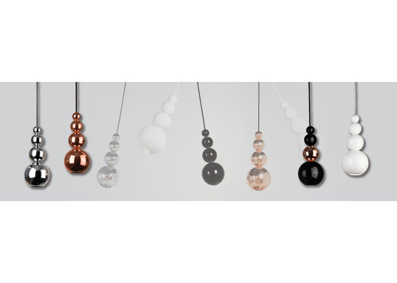 Bubble 1 - Light Pendant, Copper