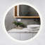 Round Mirror With Lighting  LED – Cool White - Illuminated Glamour Mirror For Bathroom & Living Room-1359802747