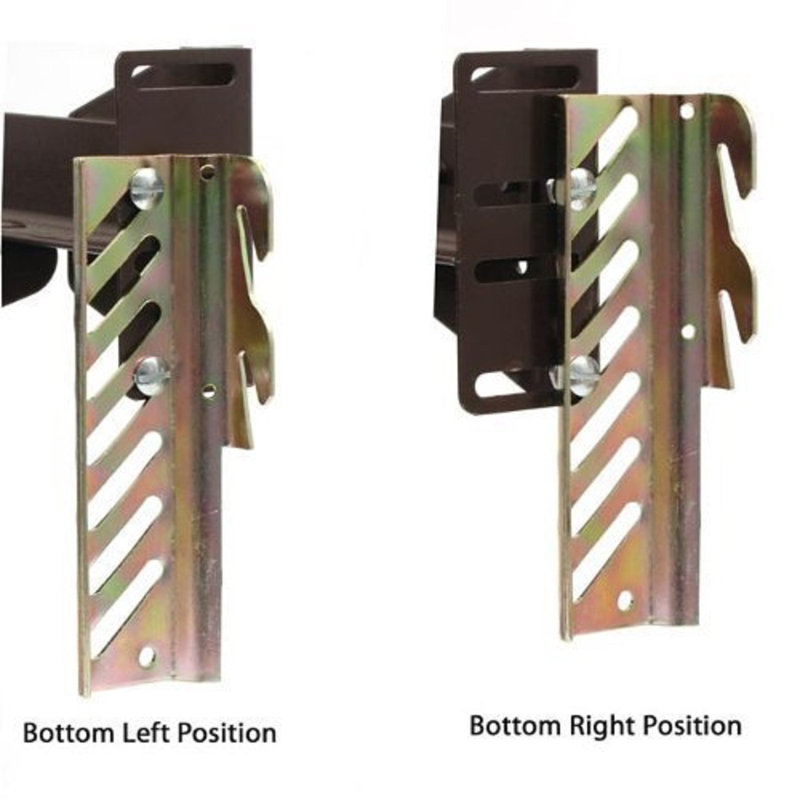 #69 Bolt-On to Down Hook-On Conversion Bed Frame Bracket for Headboard or Footboard Attachment