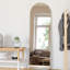 Umbra Hubba Full-Length Floor Mirror with Metallic Frame, Leaning or Wall-Mount for Bedroom, Bathroom, Entryway and More, 62" x 20"