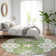 Premium Machine Washable Elaine Green Rug
