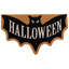 Paillasson Natural Halloween en forme de chauve-souris en forme de chauve-souris 18 po x 30 po