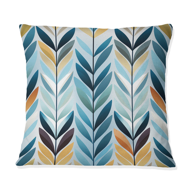 Coussin décoratif en polyester à motif de chevrons scandinave Grace, H 18 po x l 18 po