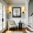 Modern Removable Battery Operated Wireless Fabric Shade Wall Sconce With Remote Control