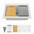 Quartz Kitchen Sink, Granite Composite Workstation Drop-In Kitchen Sink
