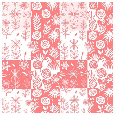 Couvertures à motif floral