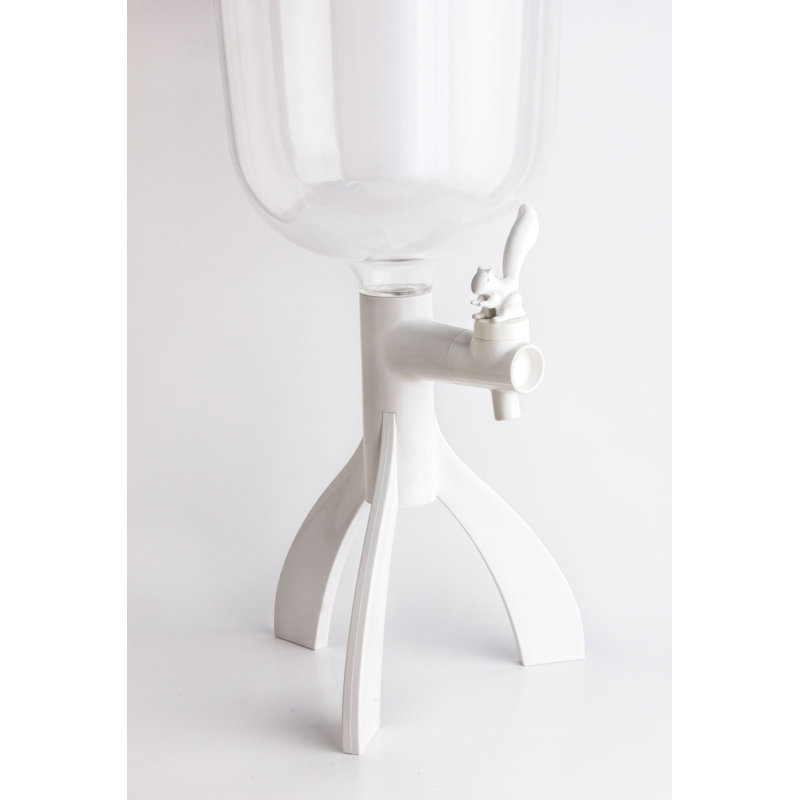 Monsour 101.44oz. Beverage Dispenser, White