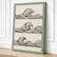 Flowing Waves Japandi 1 Piece Wrapped Canvas Wall Art-1285734432-1285734439
