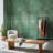 Muted Green Wallpaper Removable Wall Decor Rustic
