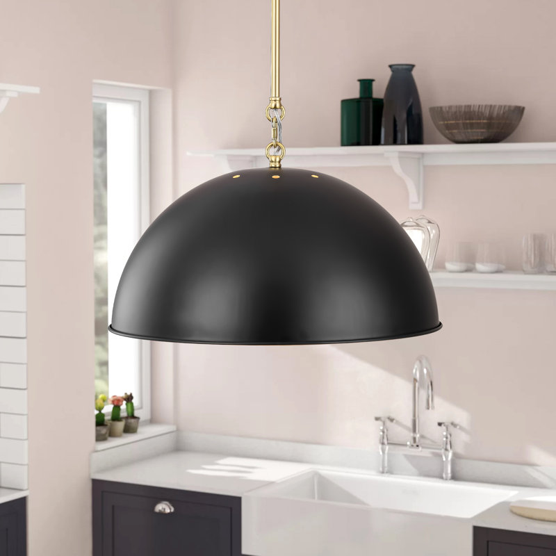 Lodi 1 - Light Dome Pendant, Matte Black