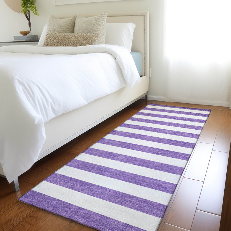 Lovell Washable Striped Indoor / Outdoor Rug, Runner 2'3" x 7'6"