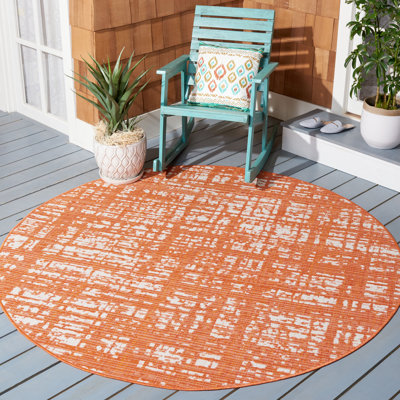 Mascher Performance Abstract Indoor/Outdoor Area Rug
