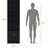 Black Bar Cabinet With Organized Storage - Engineered Wood, 20X13.3X71.1 Inches, 15 Shelves Wine Extra 2 Doors-482644304