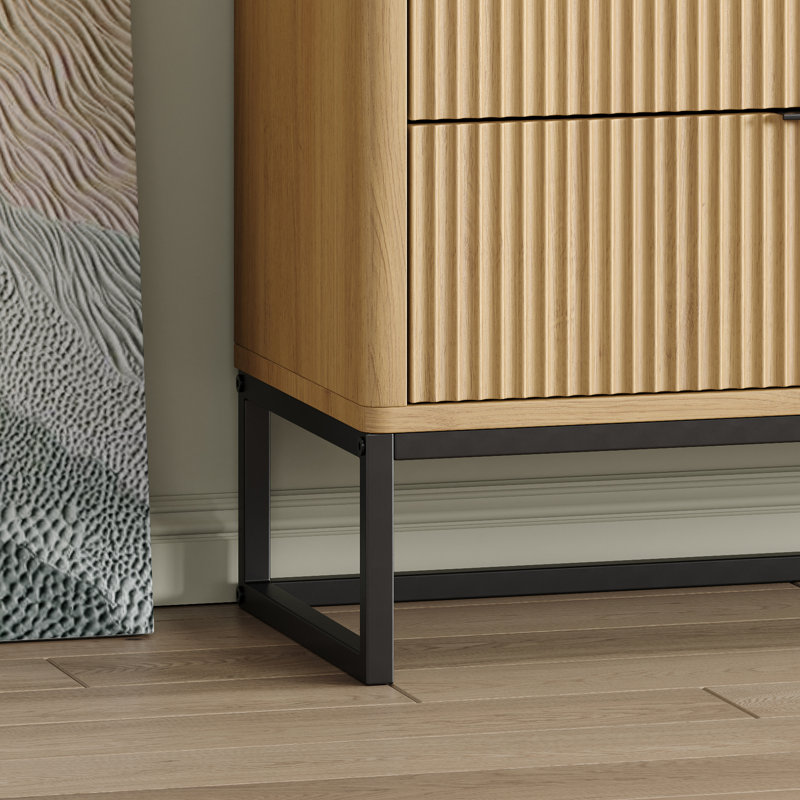 Organisateur de commode à 6 tiroirs, commode de chambre à coucher, commode en bois Semin