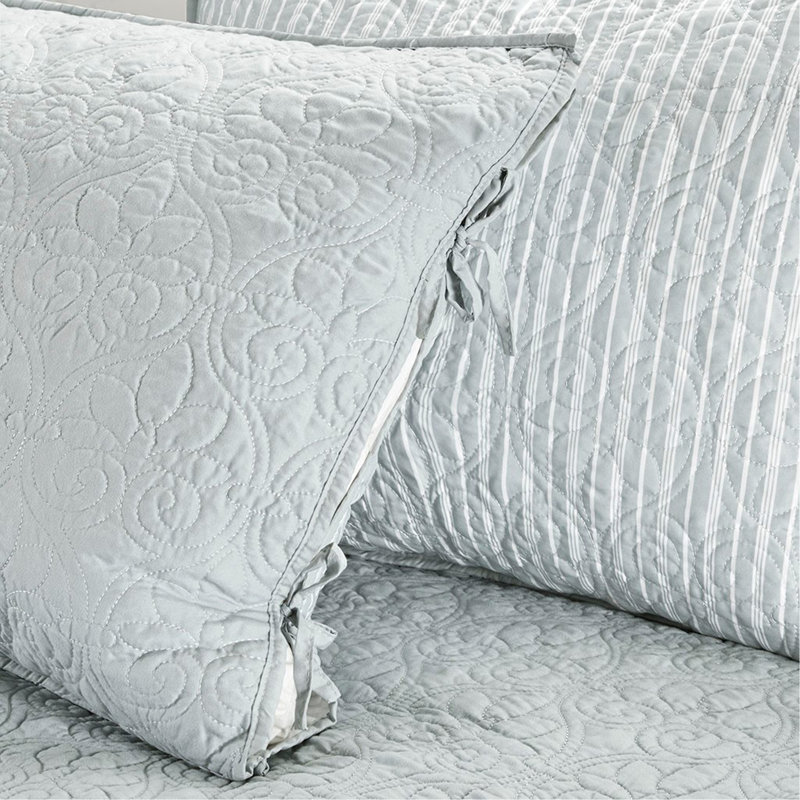 6 Piece Reversible Daybed Cover Set  Daybed, Gray