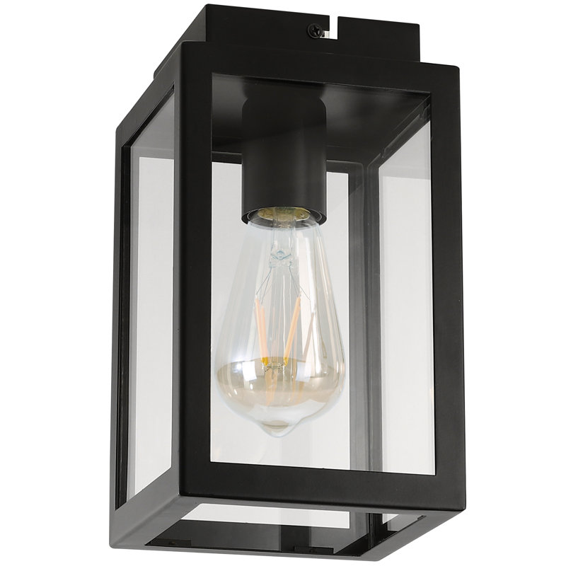 Hilda Glass Semi Flush Mount