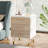 3-Drawer Modern Nightstands with Acrylic Legs-228932395-248728889