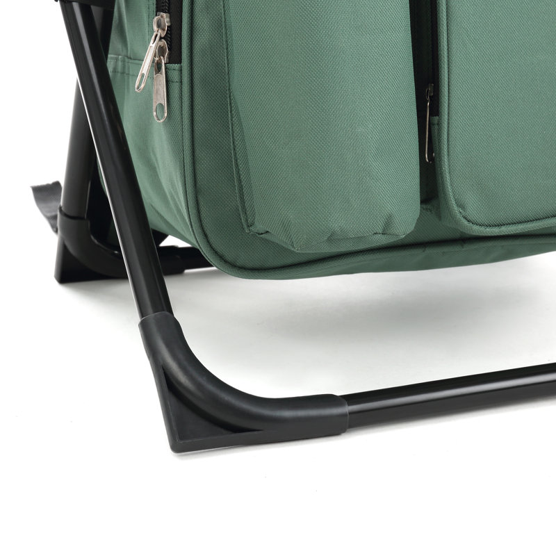 Chaise de camping pliante multi-fonctions 3-en-1, Vert