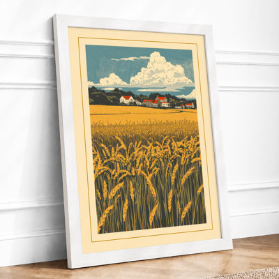Rural Harvest Rustic - Framed Print
