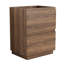 Armoire de meuble-lavabo autoportante 24 po - Double tiroir, meuble-lavabo brun, tiroir autoportant, bois d'ingénierie, option gracieuse