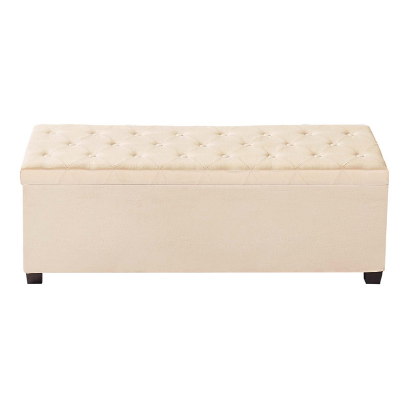 Banc de rangement avec repose-pieds, capitonné avec des sacs latéraux, coffre rembourré rabattable pour le salon, la chambre à coucher et le bureau