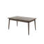Table de salle à manger contemporaine en bois de noyer massif 1pc