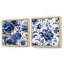 Peacehaven - Ensemble de 2 collages floraux carrés-101865660-101865663